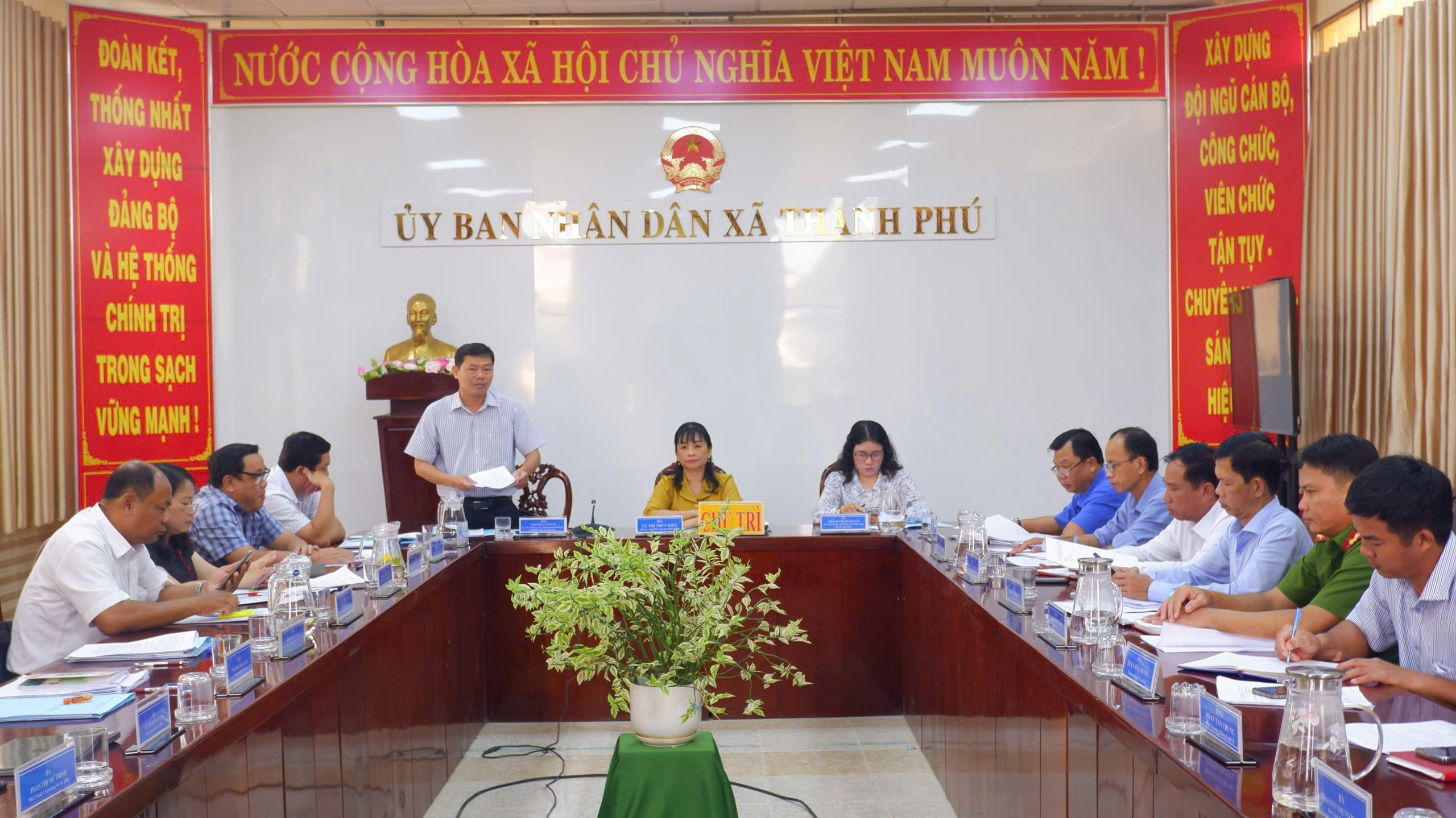 Ban Pháp chế HĐND tỉnh khảo sát vận hành chính quyền địa phương 2 cấp tại xã Thạnh Phú