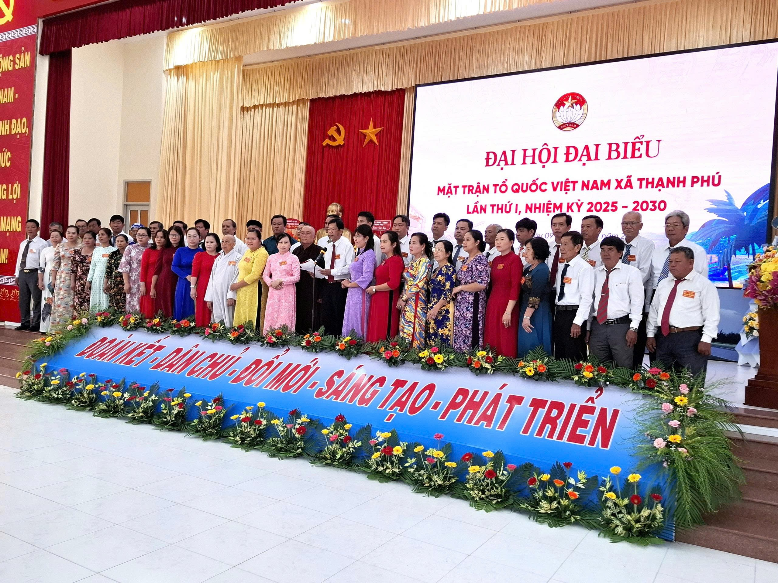 Đại hội đại biểu MTTQ Việt Nam xã Thạnh Phú nhiệm kỳ 2025- 2030 thành công tốt đẹp