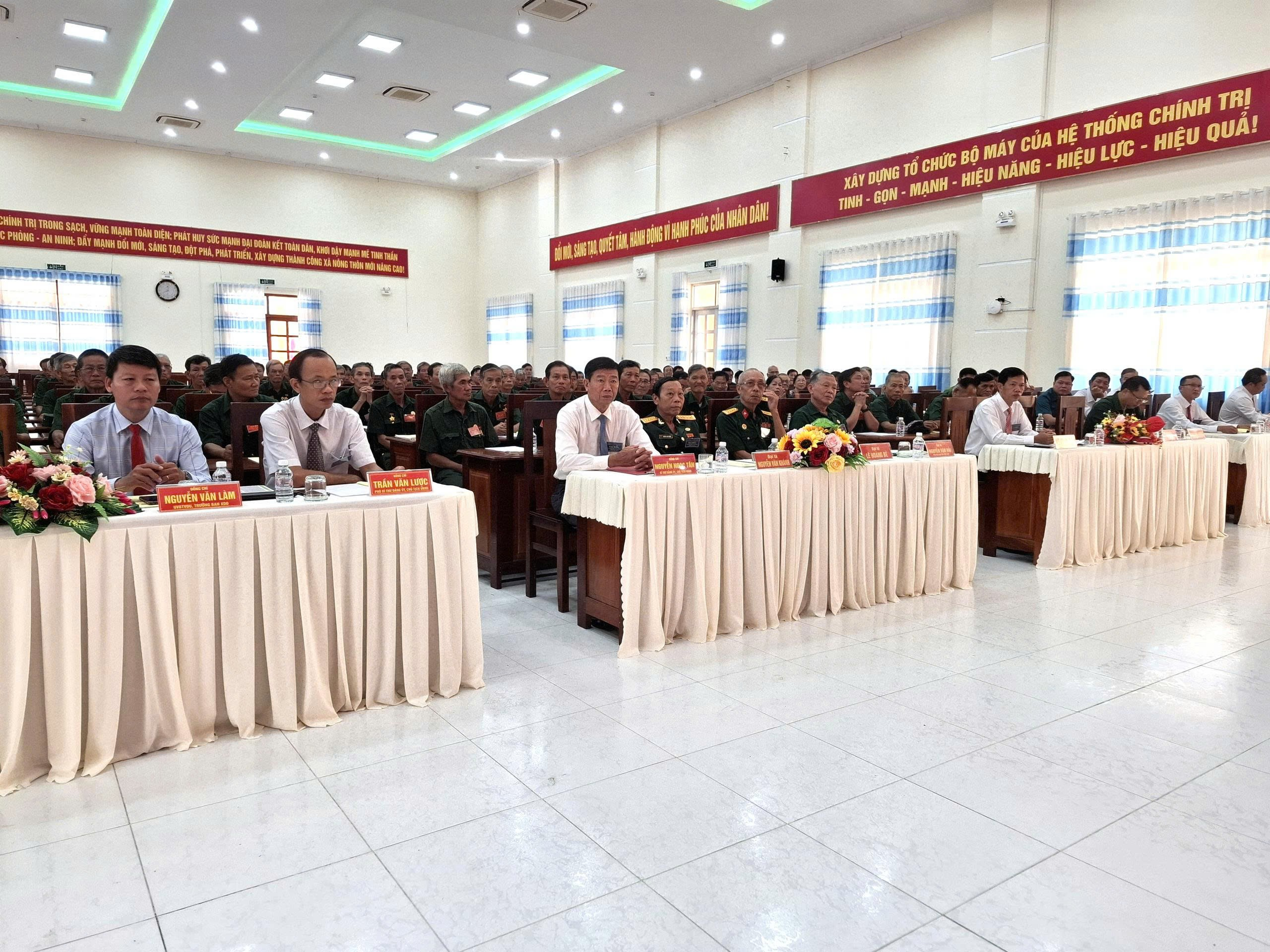 Đại hội đại biểu Cựu chiến binh xã Thạnh Phú lần thứ VIII, nhiệm kỳ 2025-2030 thành công tốt đẹp